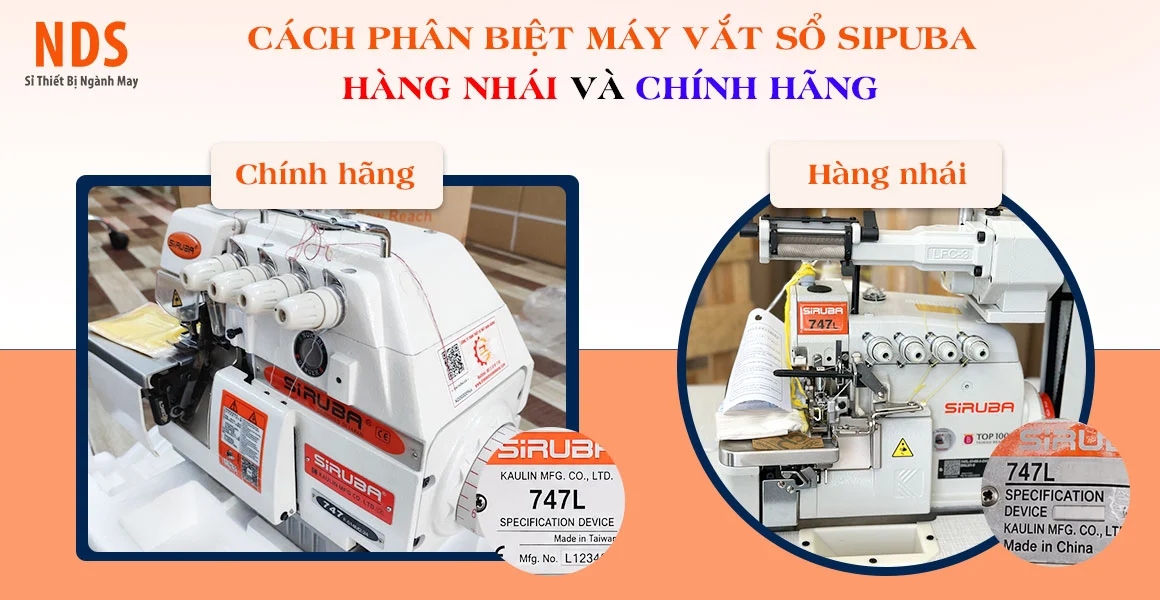 Cách Phân Biệt Máy Vắt Sổ Siruba Hàng Nhái Và Chính Hãng Chuẩn Xác