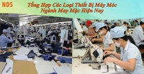 Tổng Hợp Các Loại Thiết Bị Máy Móc Ngành May Mặc Hiện Nay