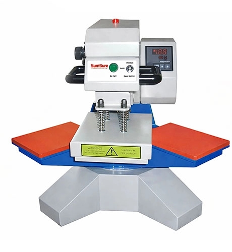 Máy Ép Nhiệt 2 Mâm Xoay Sumsure