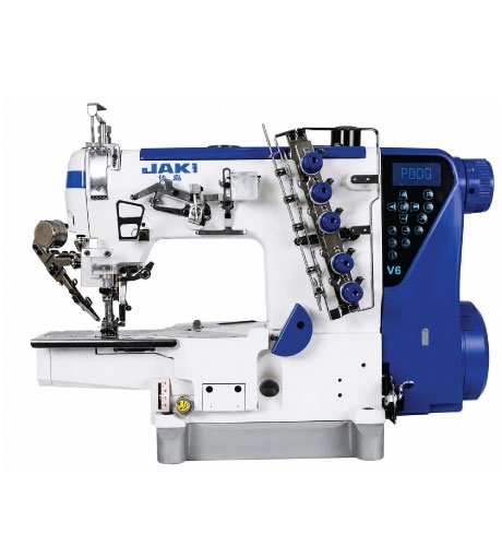 Máy Kansai Viền Túm Điện Tử Cắt Chỉ Tự Động JAKI V6 UT