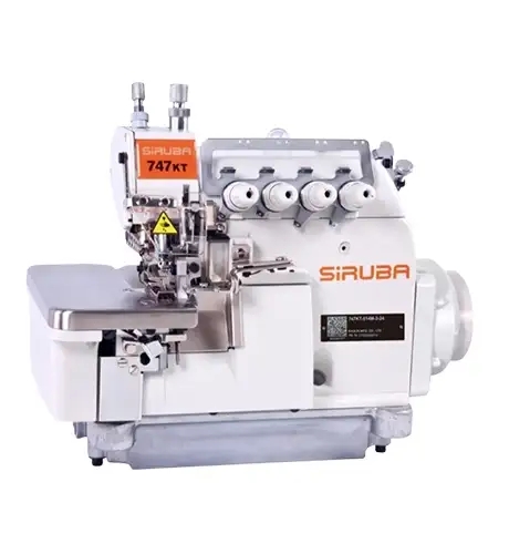 Máy Vắt Sổ 4 Chỉ Cào Bước Siruba 747KT-514M-3-2 – Chuyên May Hàng Dày