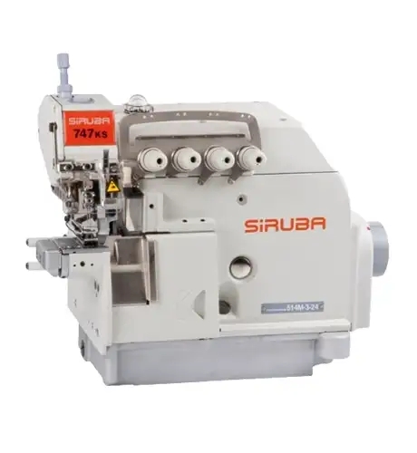 Máy Vắt Sổ 4 Chỉ Cổ Nhỏ Liền Trục Siruba 747KS-514M-3-2