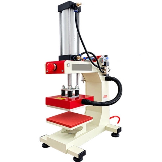 Máy Ép Nhiệt Khí Nén Bán Tự Động Liền Trục 1 Mâm