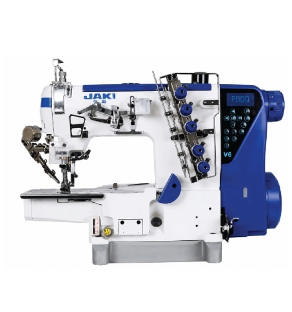 Máy Kansai Viền Túm Điện Tử Cắt Chỉ Tự Động JAKI V6 UT