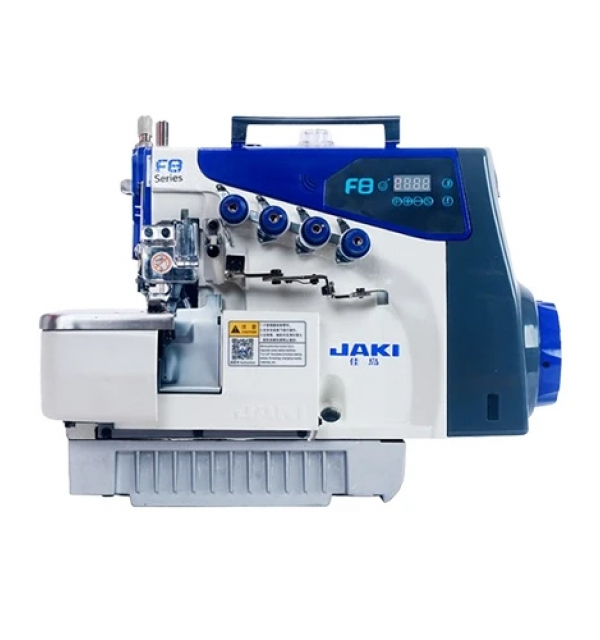 Máy Vắt Sổ 2 Kim 4 Chỉ JAKI F8-4 -  Vận Hành Êm, Đường May Đẹp