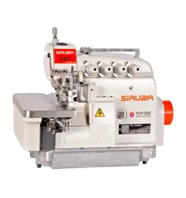 Máy Vắt Sổ 2 Kim 4 Chỉ Siruba 747L-514M-3-2 – Chuyên Lồng Dây Cổ Áo Thun