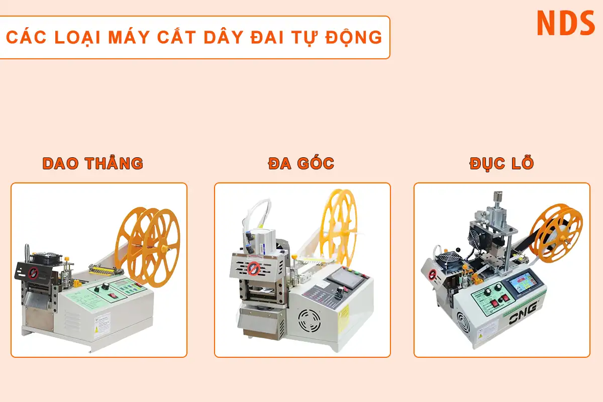 Các loại máy cắt dây đai tự động