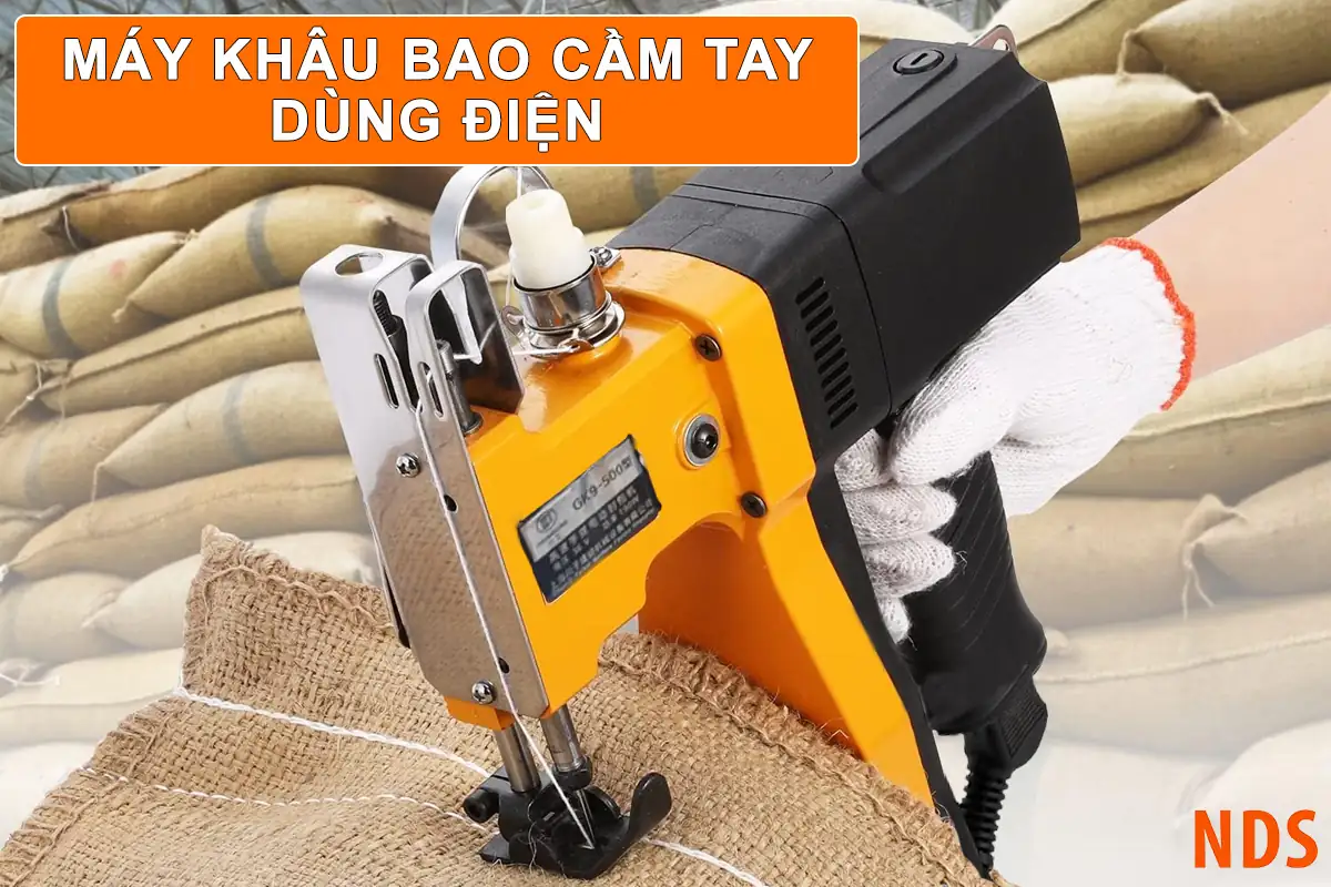 Máy khâu bao cầm tay dùng điện