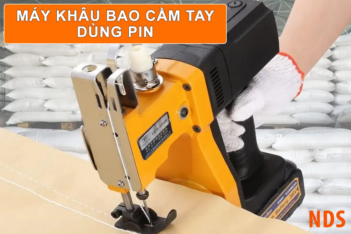Máy khâu bao cầm tay dùng pin