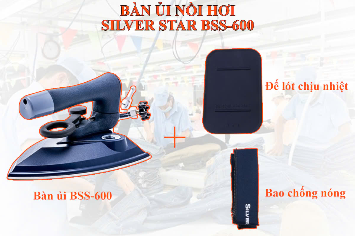 Bàn ủi nồi hơi BSS-600 của Silver Star