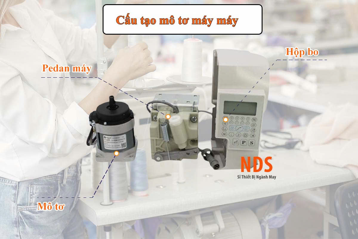 Mô tơ  hộp máy may công nghiệp điện tử 8700