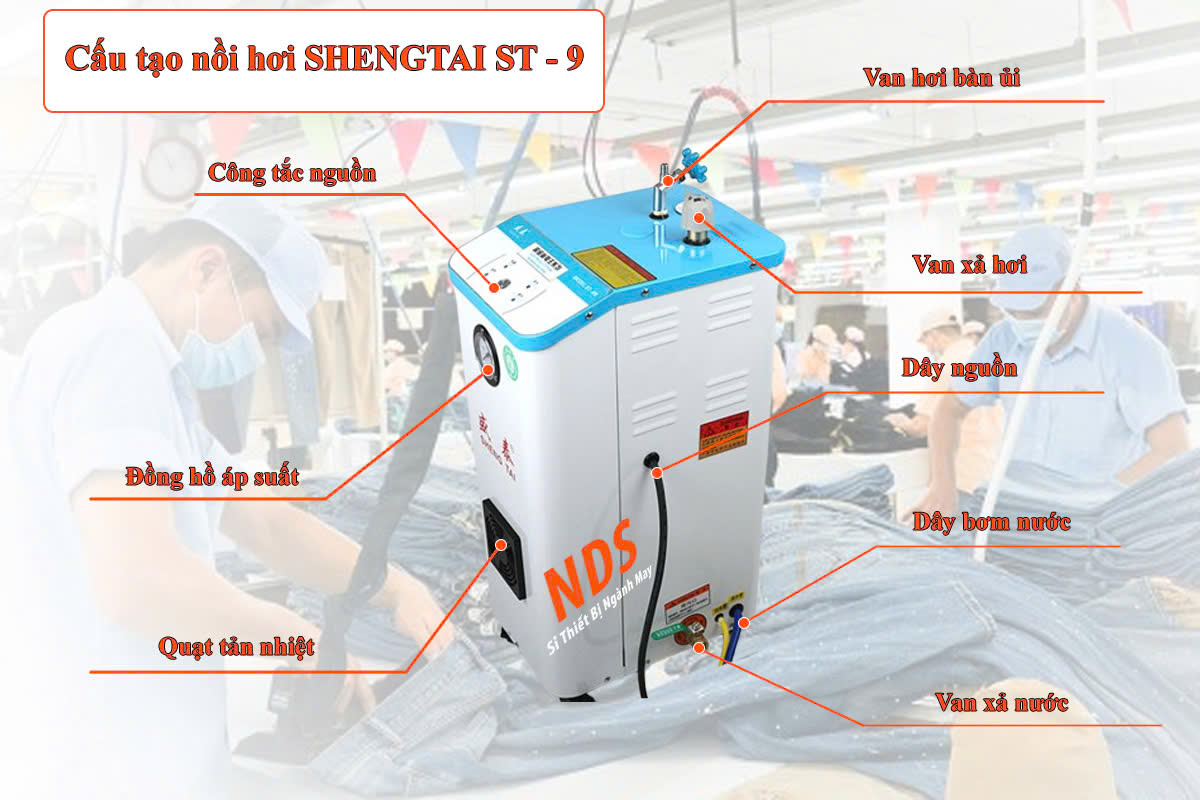 Bàn ủi nồi hơi công nghiệp SHENGTAI ST-9