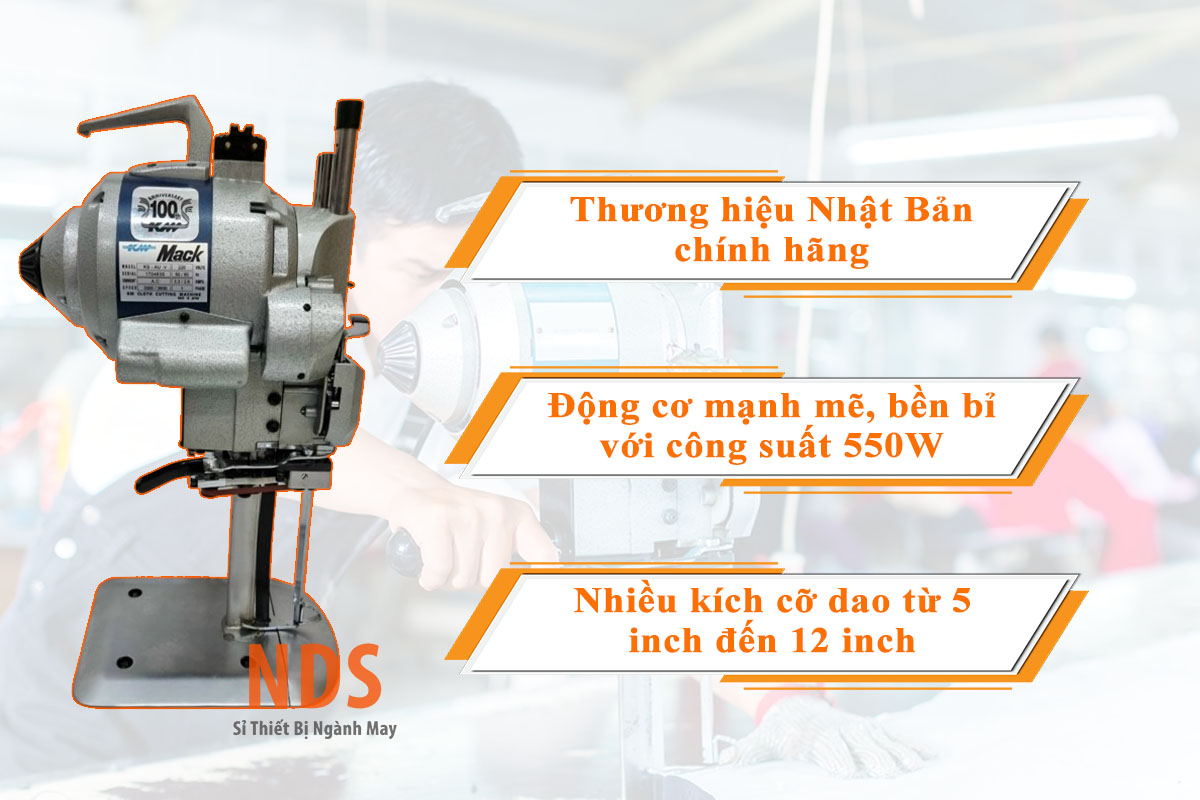 Đặc điểm máy cắt vải đứng KM