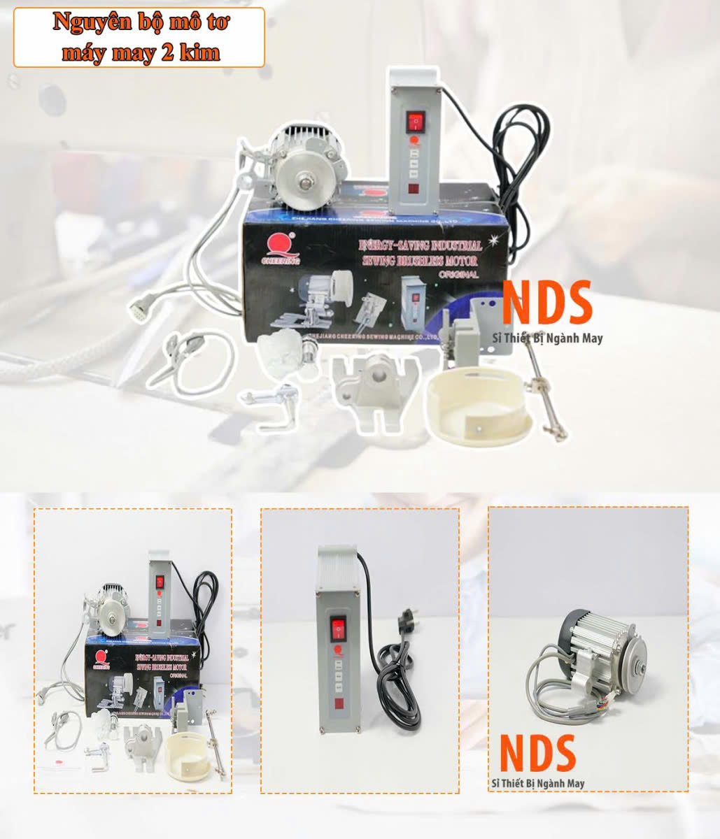 Mô tơ tiết kiệm điện máy 2 kim Cherring công suất 550 W