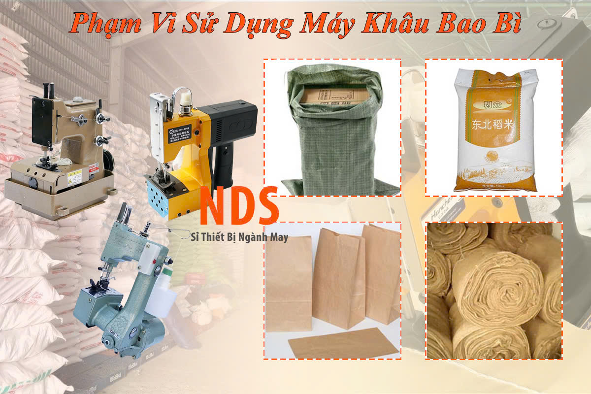 Phạm vi ứng dụng máy may bao bì