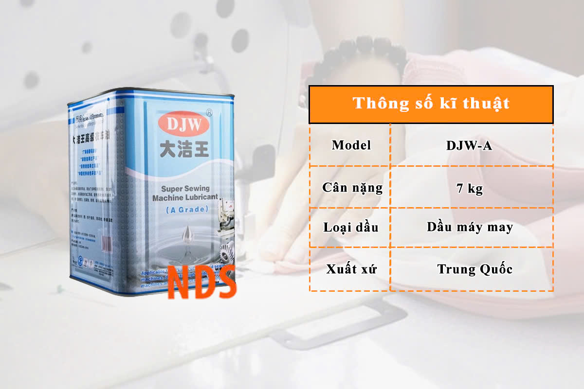 Dầu máy may công nghiệp DJW-A