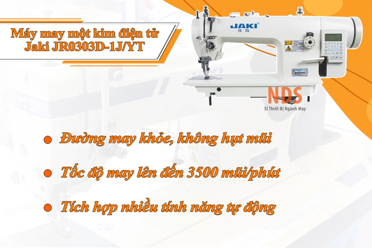 Ưu điểm máy 1 kim điện tử Jaki JR0303D