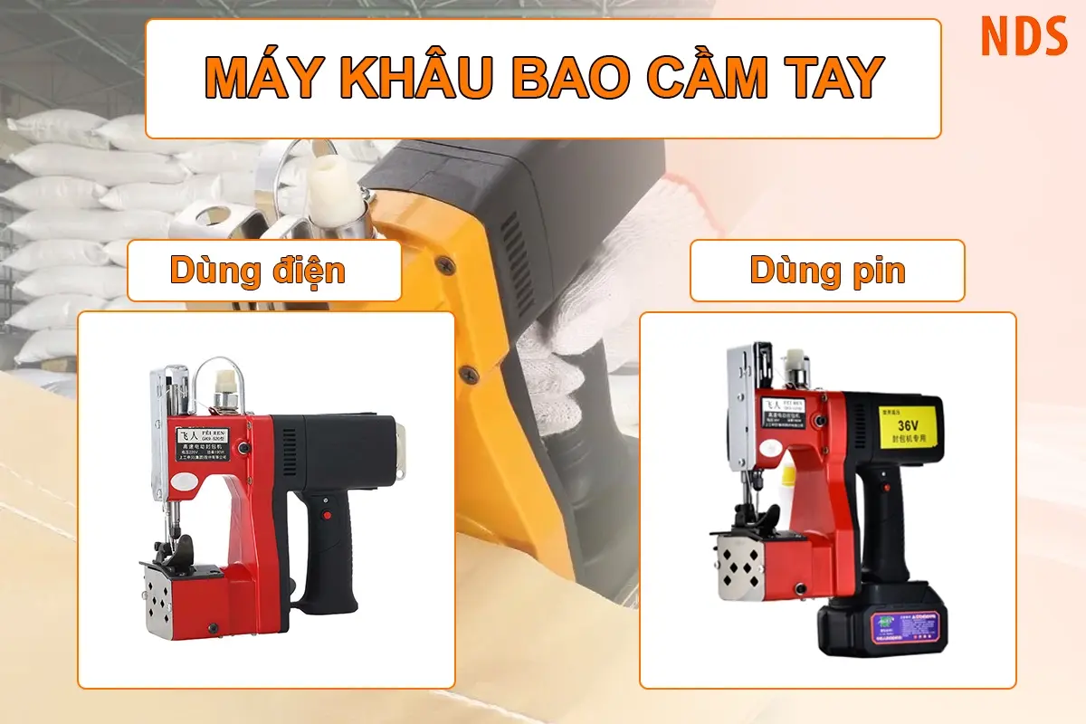Phân loại máy may bao cầm tay