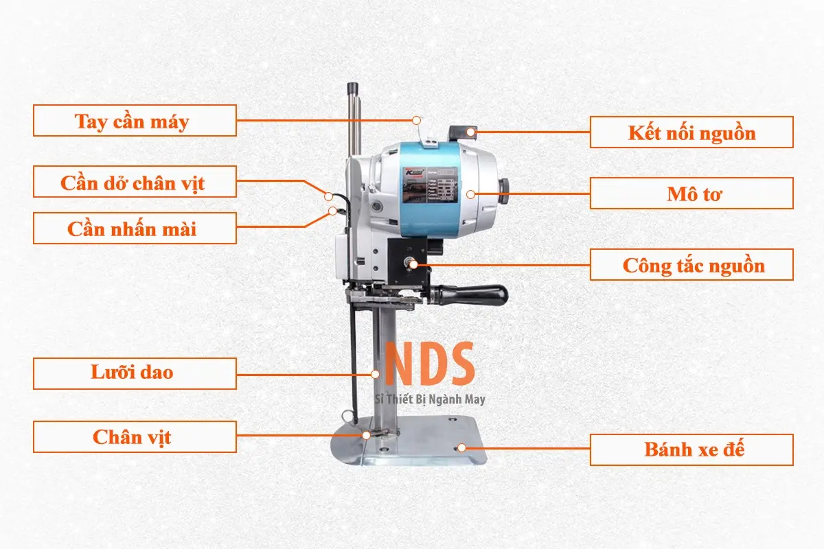 Thành phần máy cắt vải đứng Kaisiman 8003