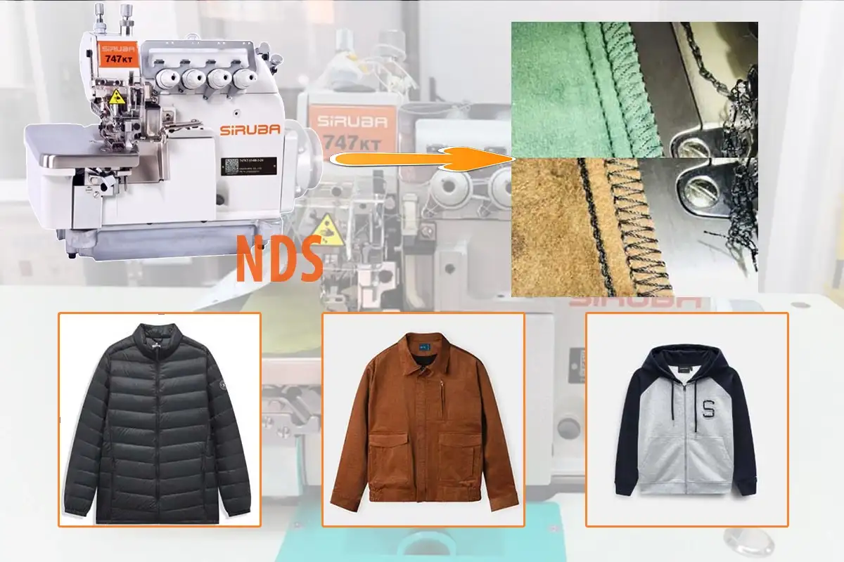 Ứng dụng máy vắt sổ Siruba 747KT