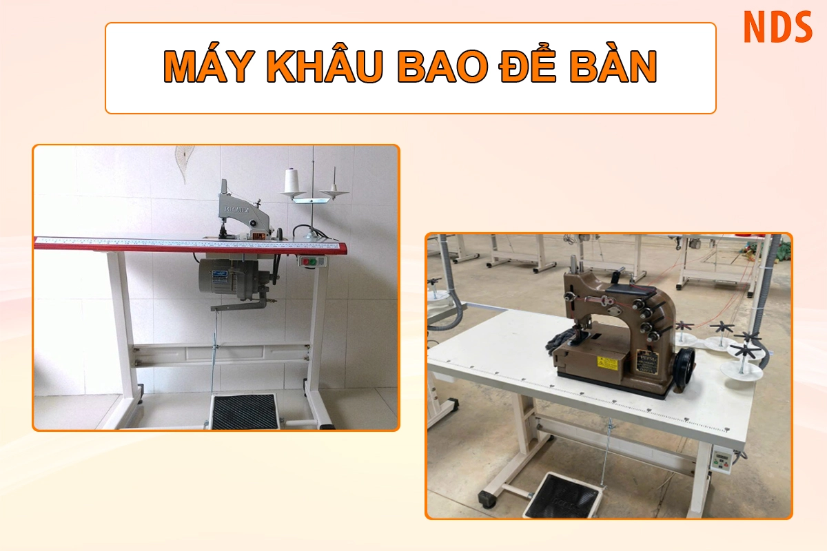 Máy khâu bao để bàn