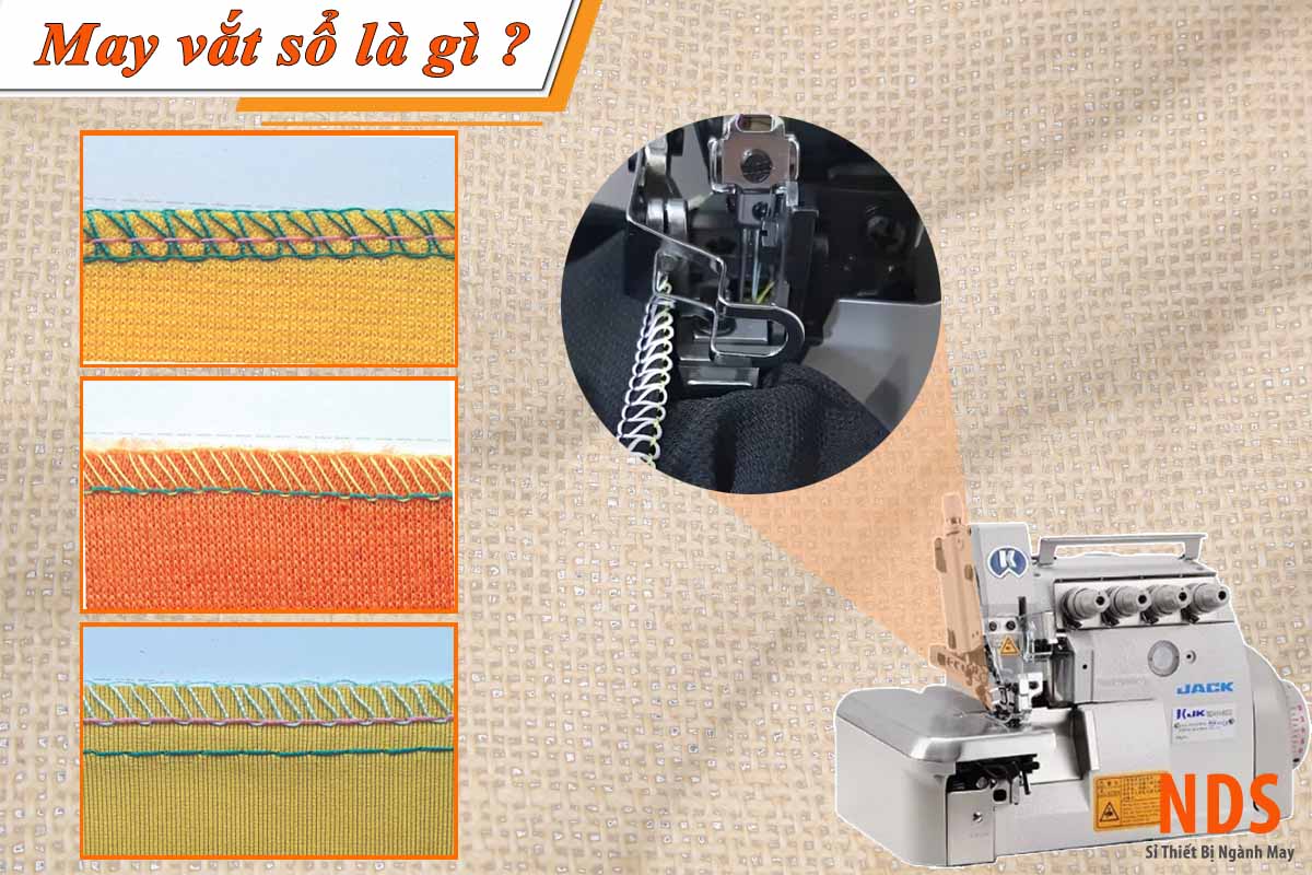 Máy vắt sổ và đường may vắt sổ