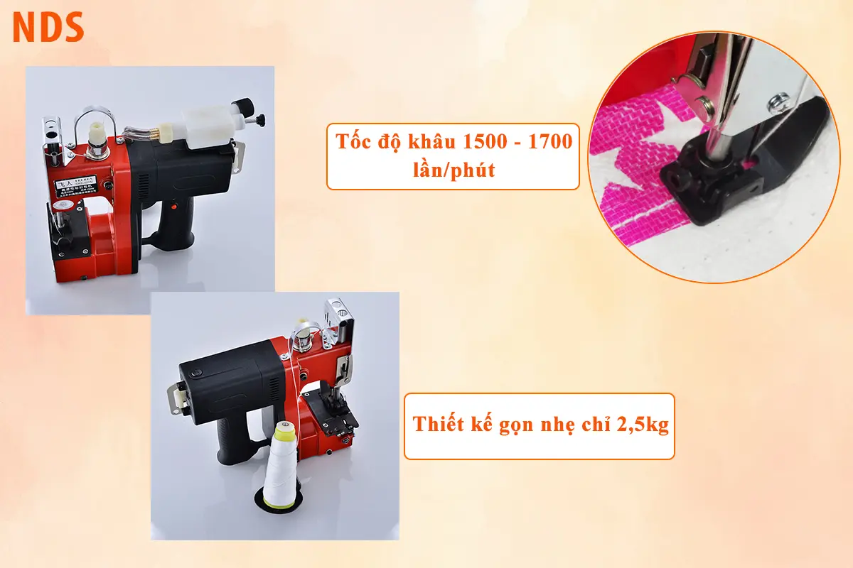 Ưu điểm máy khâu bao cầm tay GK9-520
